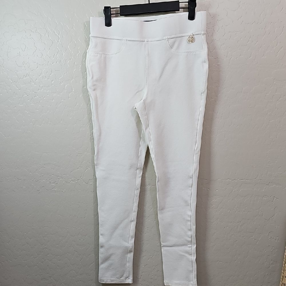 Tommy HILFIGER White Skinny Pants Size S/P 100175